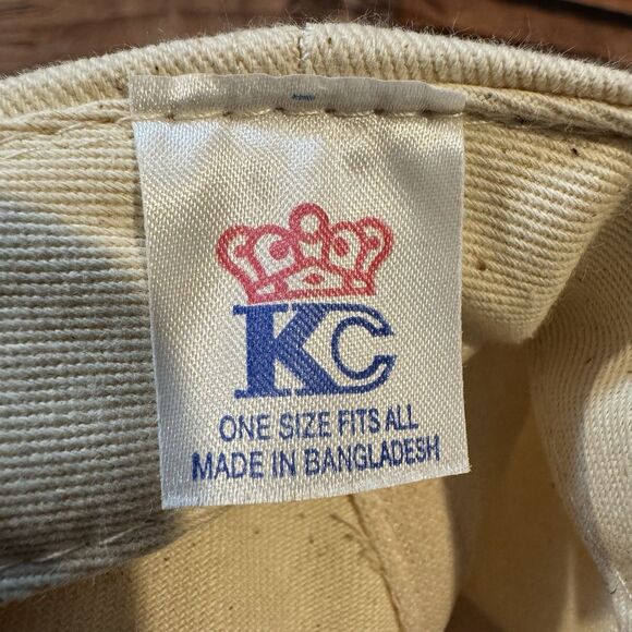 Enermart Energy Services Hat Cap Adjustable Leather Strapback Suede Bill KC Vtg - Picture 7 of 7